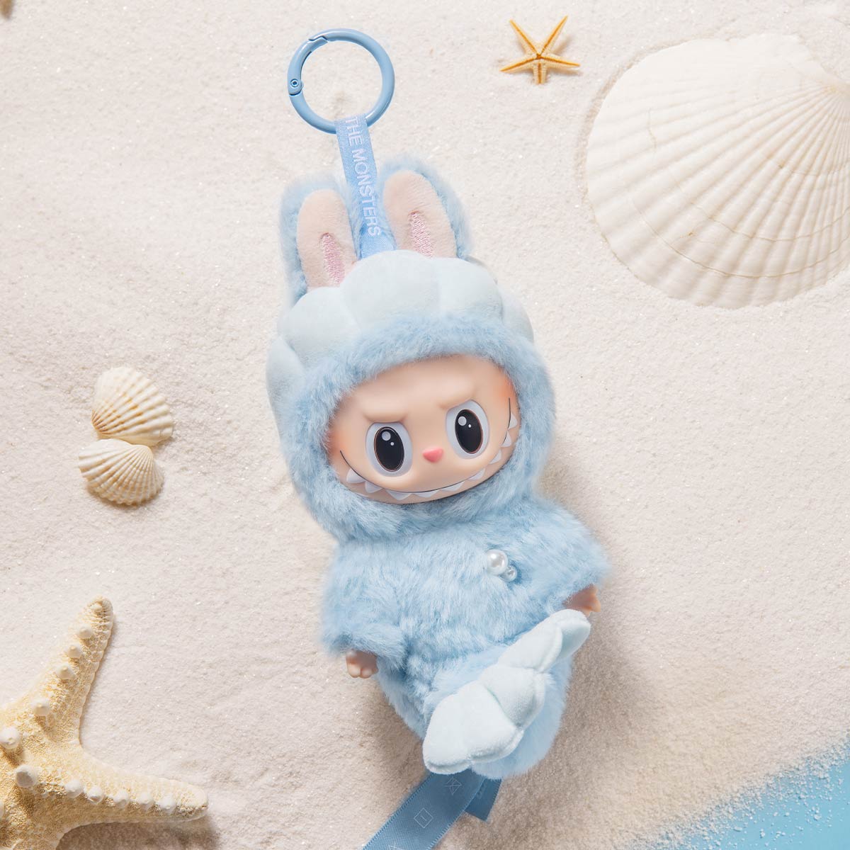 Labubu Hide and Seek in Singapore Series - Vinyl Plush Doll Pendant