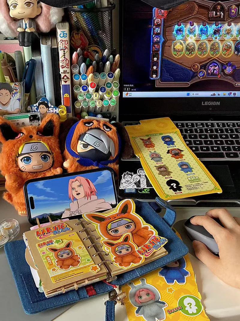 TOP TOY x Naruto - Naruto Beast Party Plush Keychains Gift Blind Box