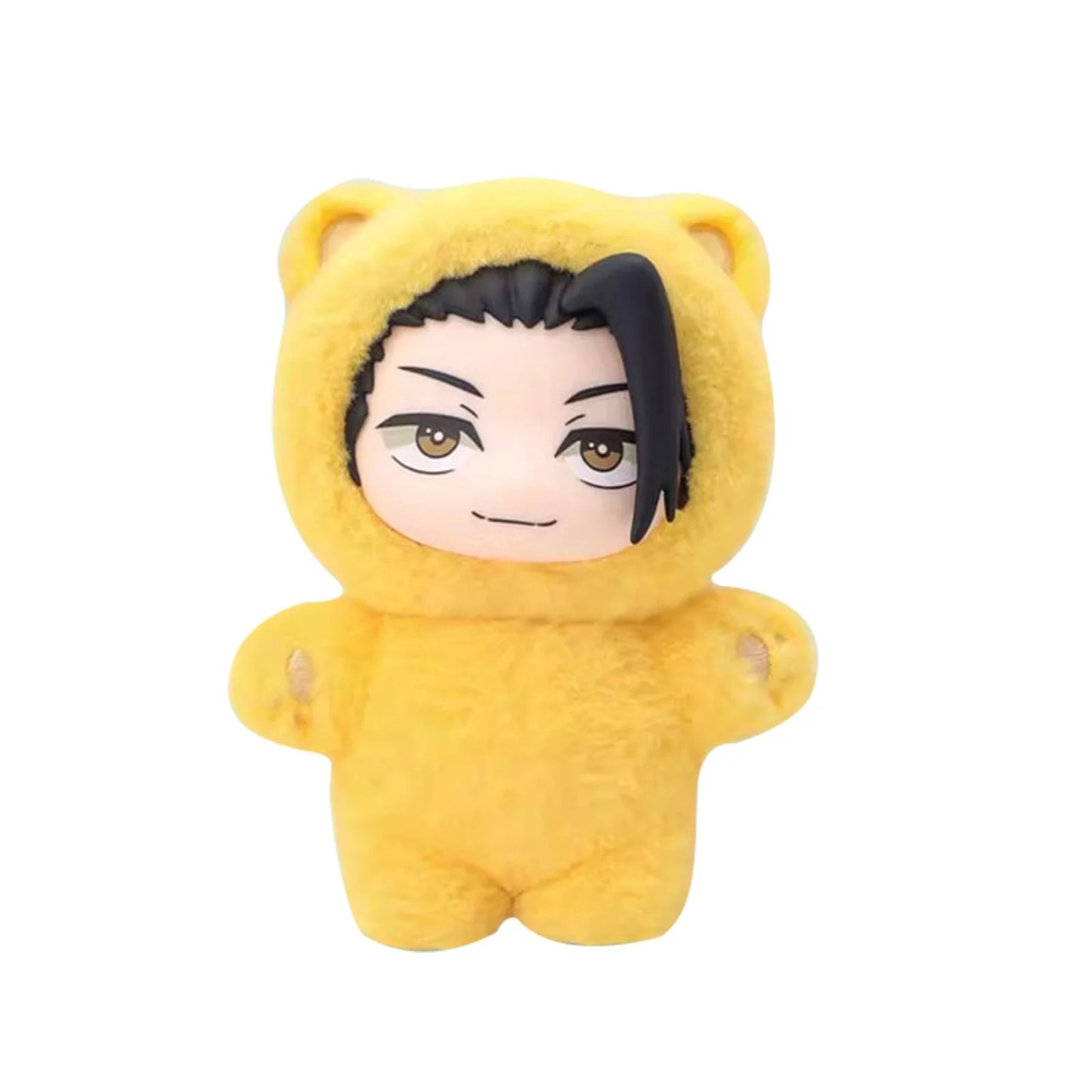 Miniso Top Toy Jujutsu Kaisen Cat Ear Plushie Series Keychains Sealed Case (6 Blind Box)