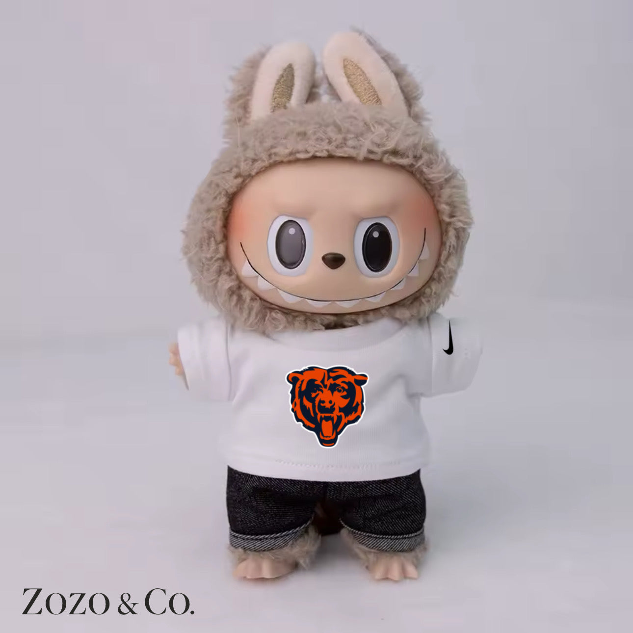 Inspired by Nike NFL Teams - Labubu T-shirt by ZOZO & CO