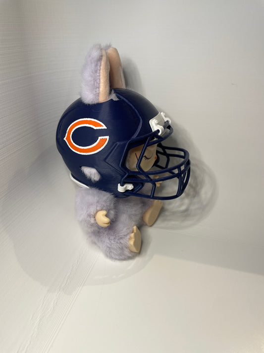 Inspired by NFL- Chicago Bears Football Helmet
