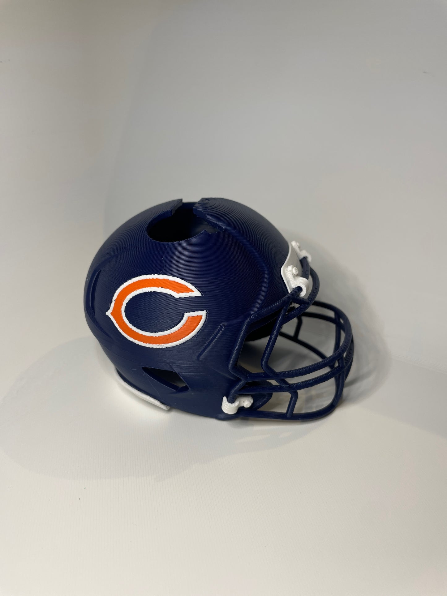 Inspired by NFL- Chicago Bears Football Helmet