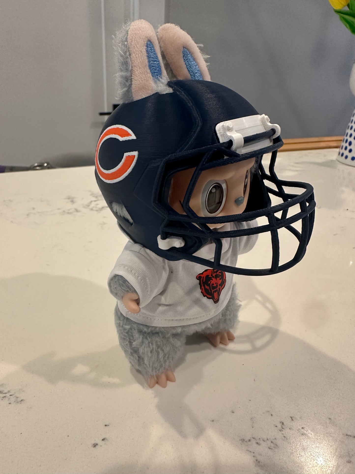 THE MONSTERS - Exciting Macaron Vinyl Face "Chicago Bear" Labubu