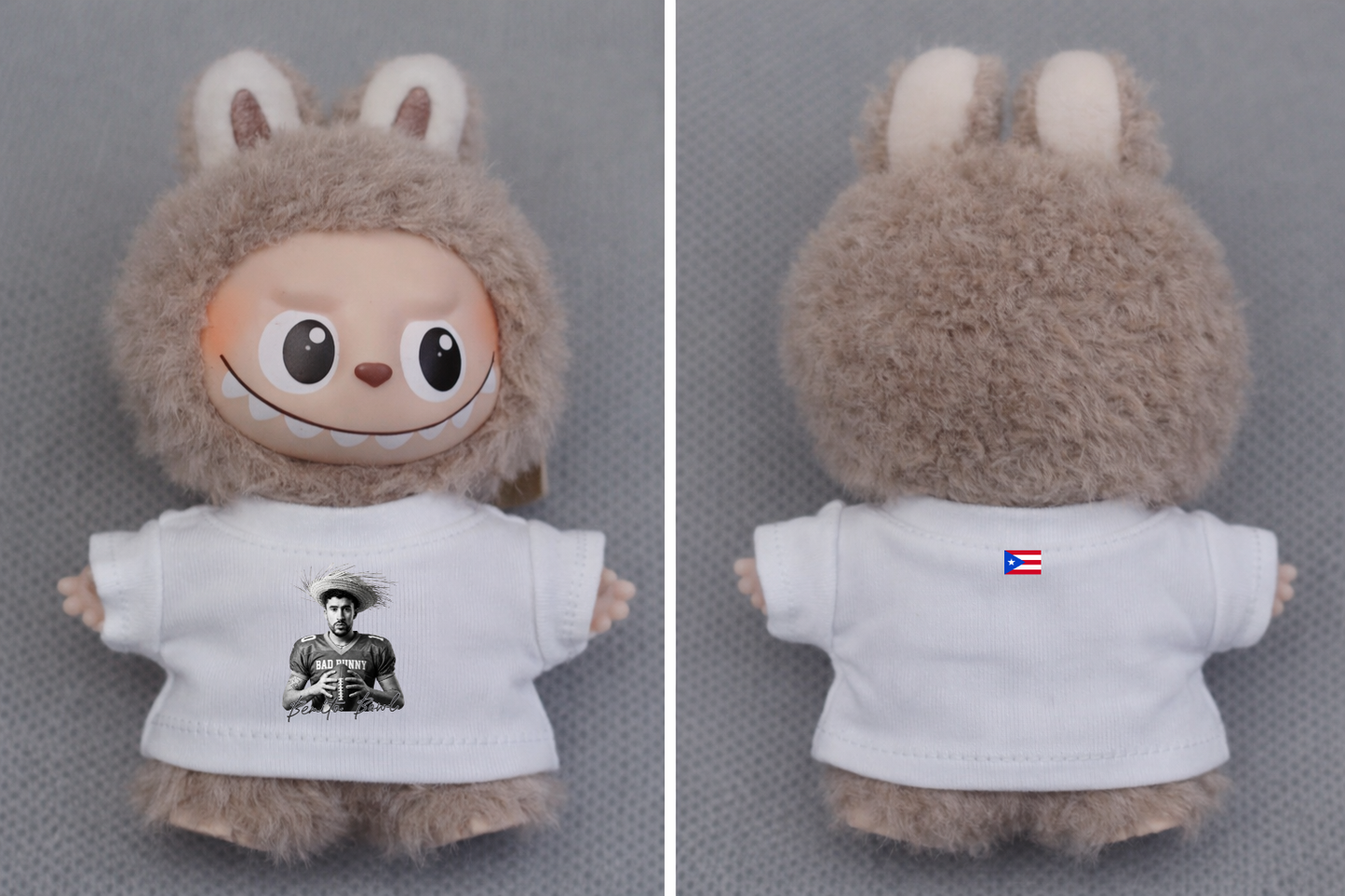 Bad Bunny Superbowl 60 T-Shirt for Labubu - Created by ZOZO & CO DESIGNS