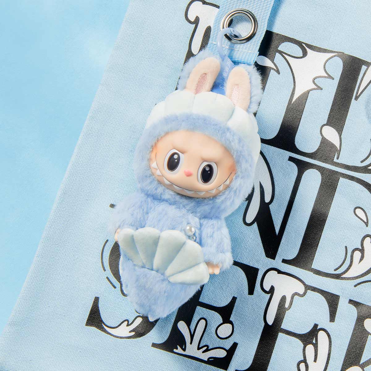 Labubu Hide and Seek in Singapore Series - Vinyl Plush Doll Pendant