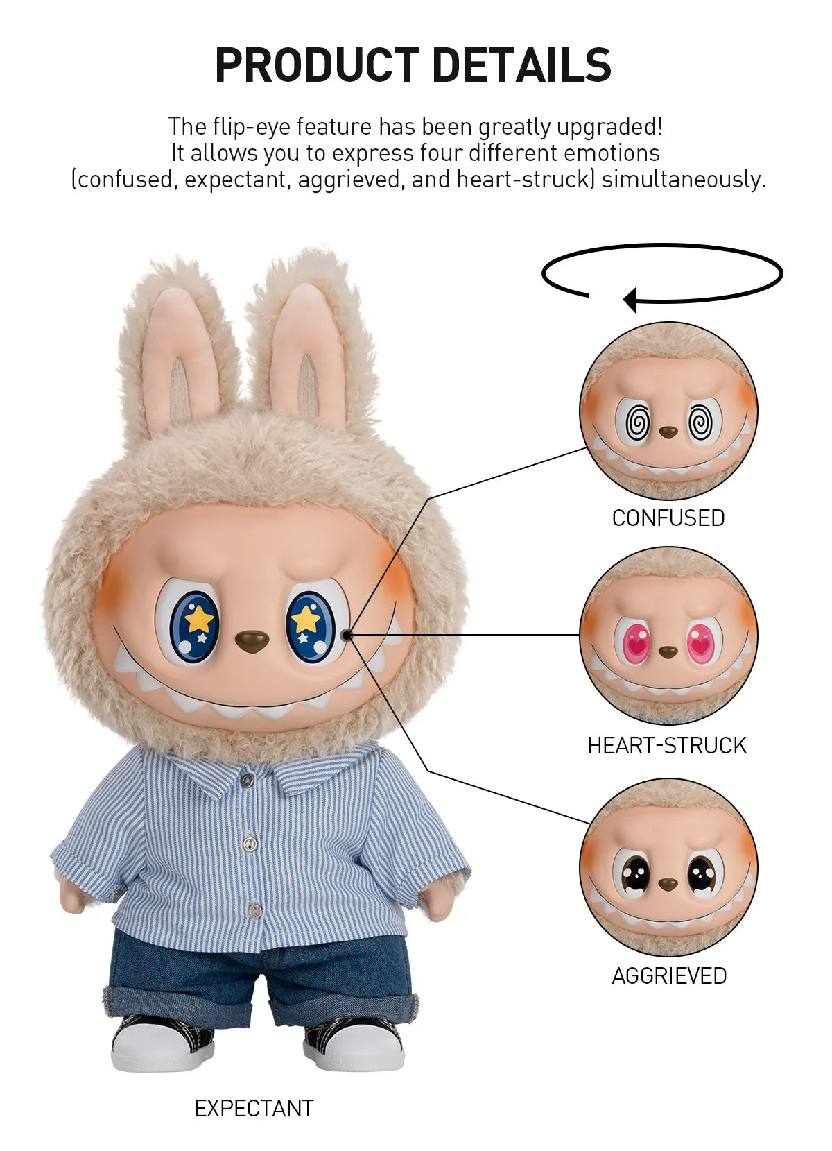 THE MONSTERS - FLIP WITH ME Vinyl Plush Doll – ZoZo & Co. Toys