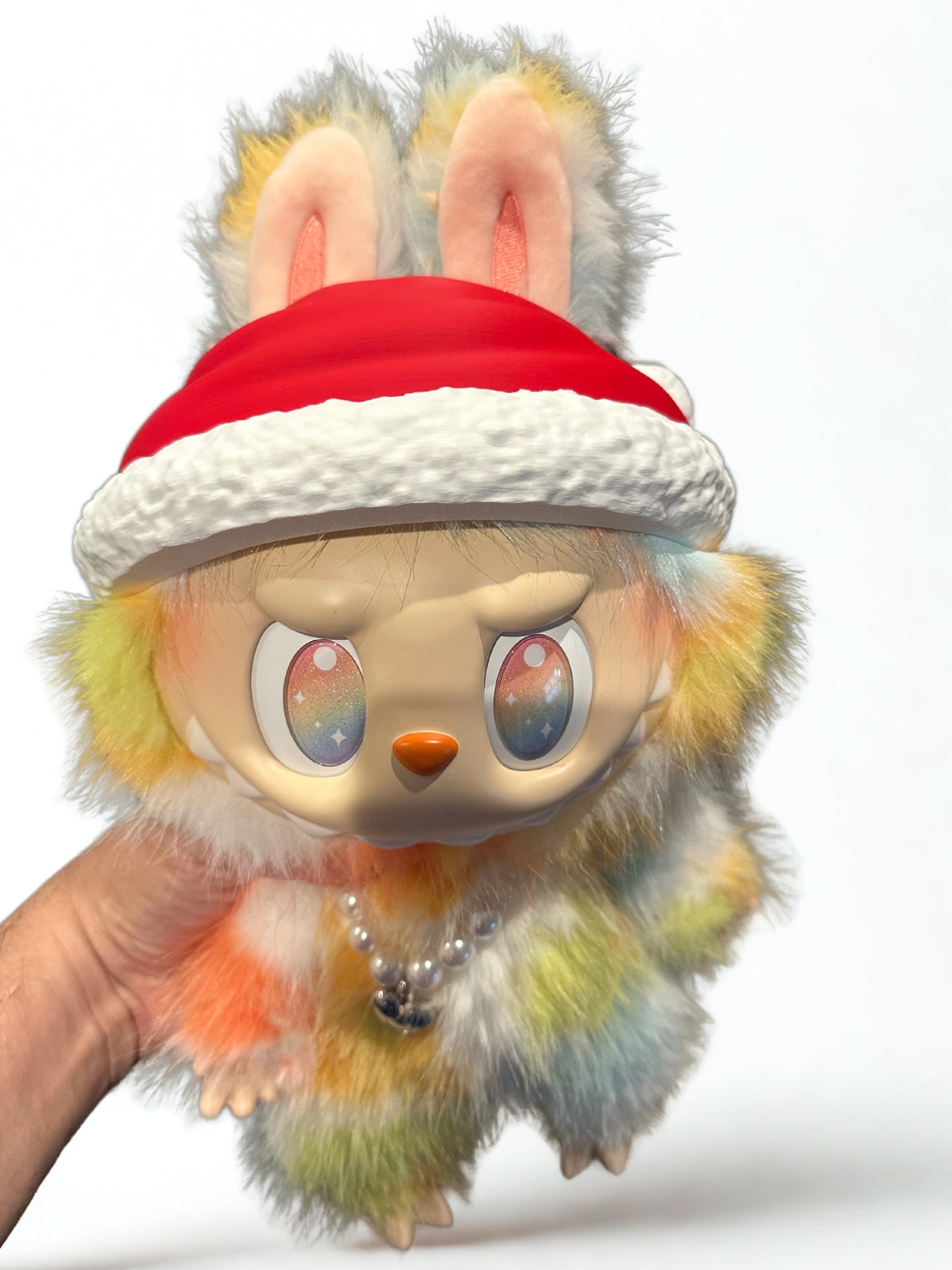 Inspired by Santa Claus  3D Santa Claus Hat for 38cm Labubu