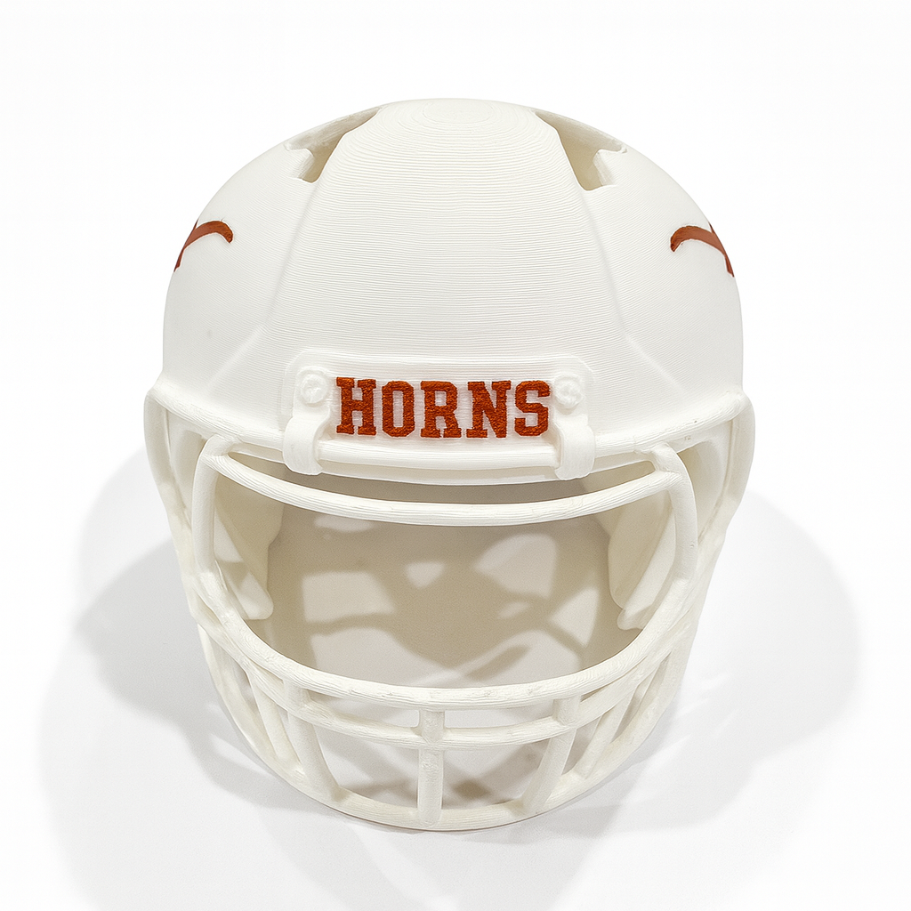 Inspired by NCAA- University of Texas Football Helmet