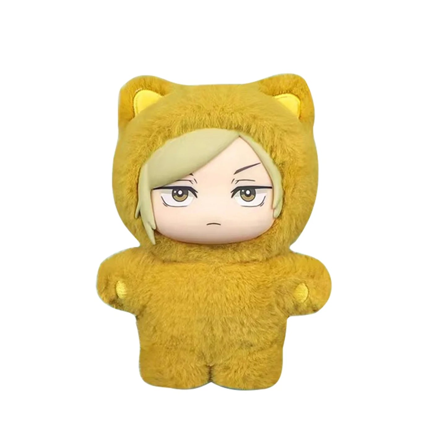 Miniso Top Toy Jujutsu Kaisen Cat Ear Plushie Series Keychains Sealed Case (6 Blind Box)