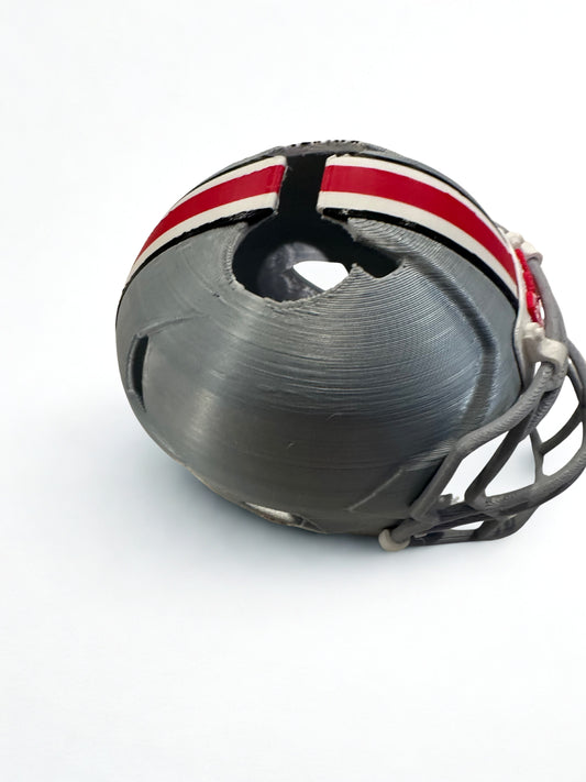 Inspired by NCAA - Ohio State University Football Helmet
