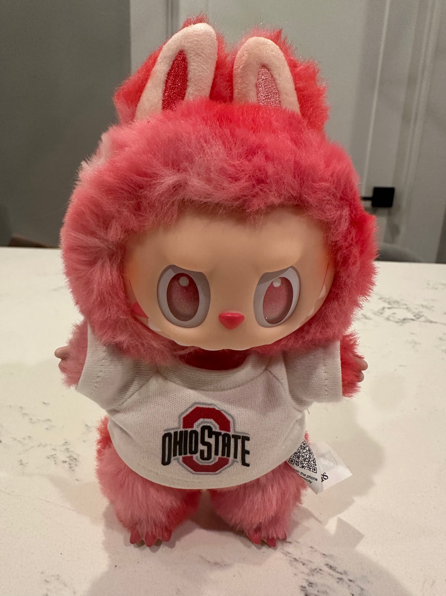 THE MONSTERS - Big Into Energy Vinyl Face "Ohio State Buckeys" Labubu