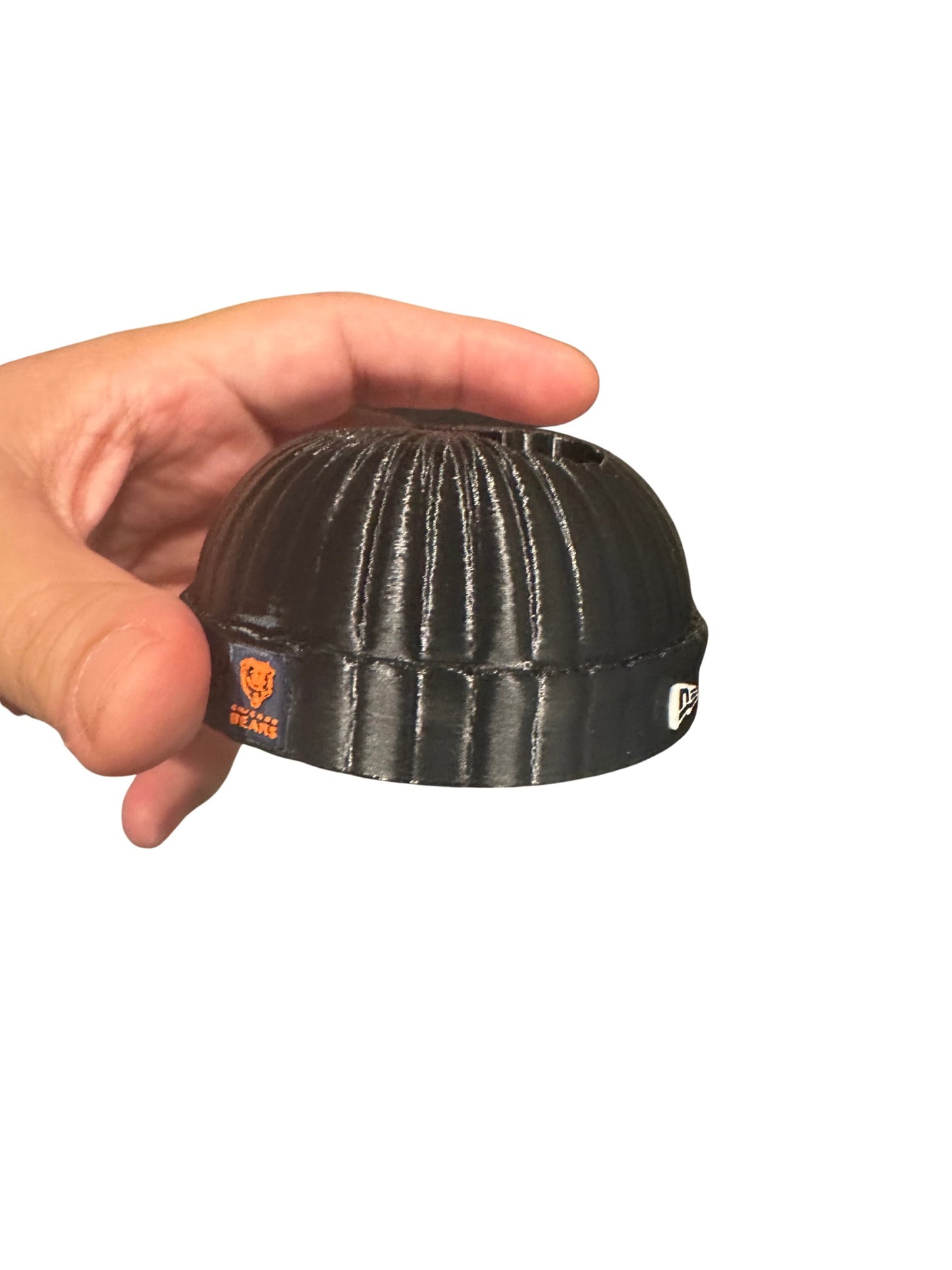 Inspired by NFL New Era 2025 Sideline Cold Weather Cuffed Knit Hat - Charcoal