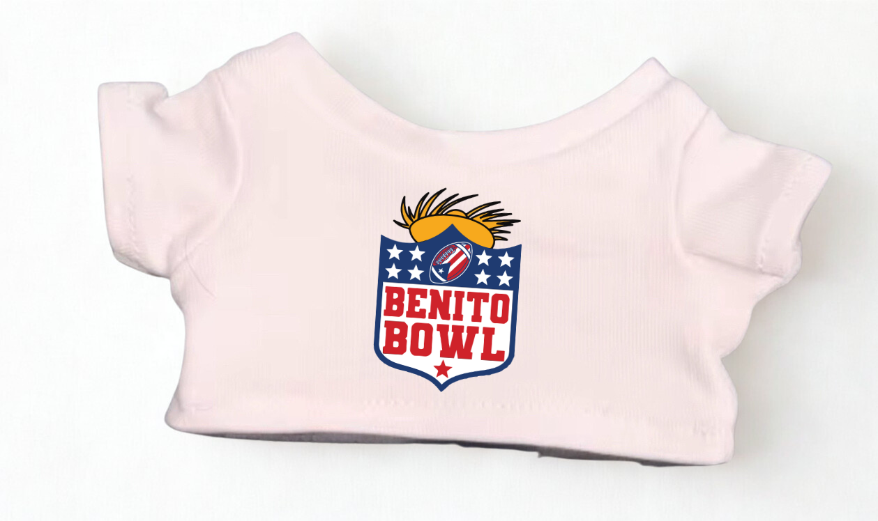 Benito Bowl Superbowl 60 T-Shirt for Labubu - Created by ZOZO & CO DESIGNS