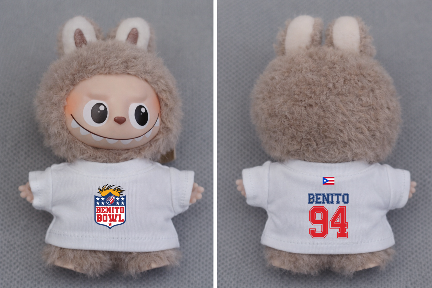 Benito Bowl Superbowl 60 T-Shirt for Labubu - Created by ZOZO & CO DESIGNS