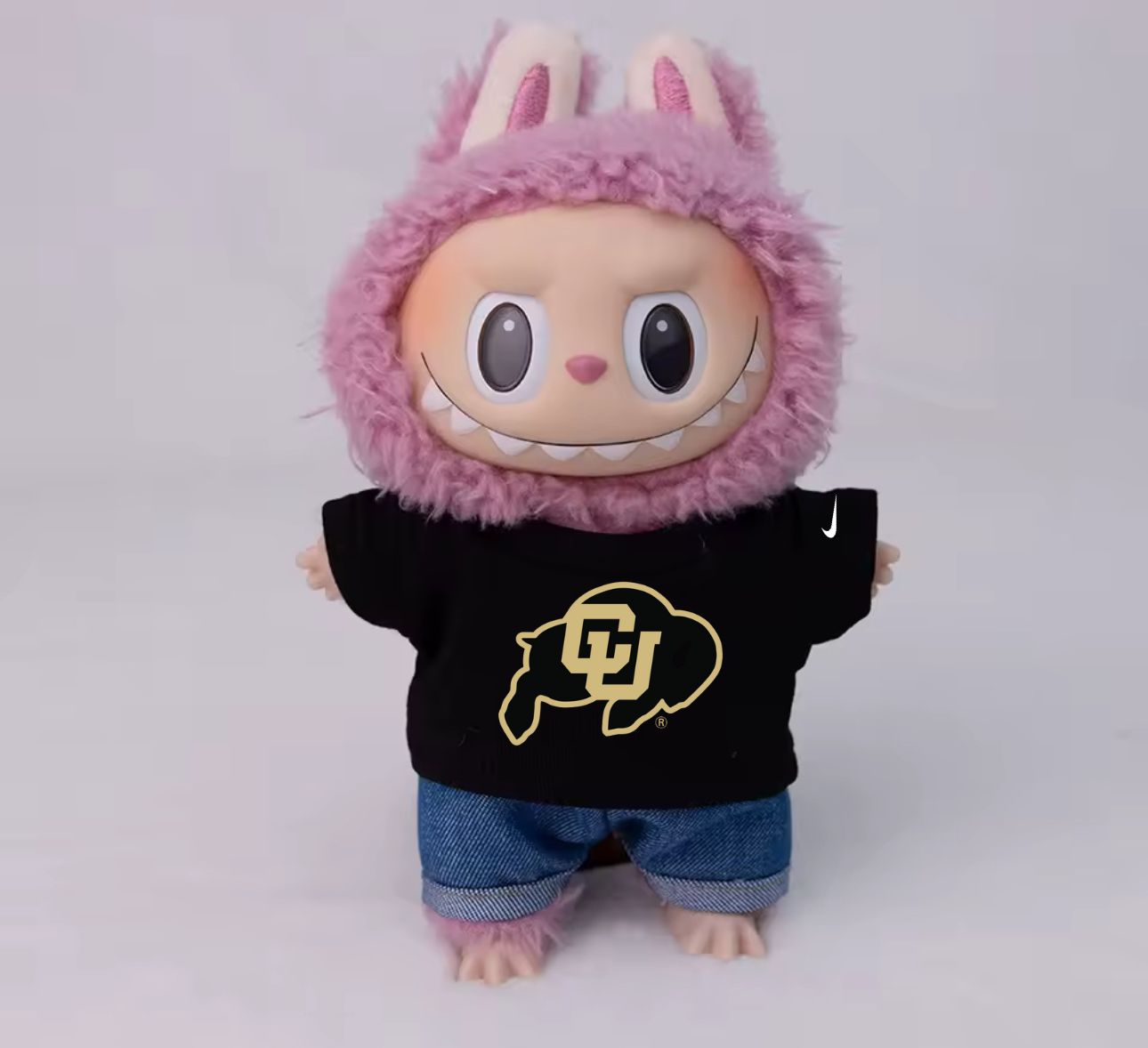 Inspired by Nike NCAA University Teams Collection - Labubu T-shirt by ZOZO & CO