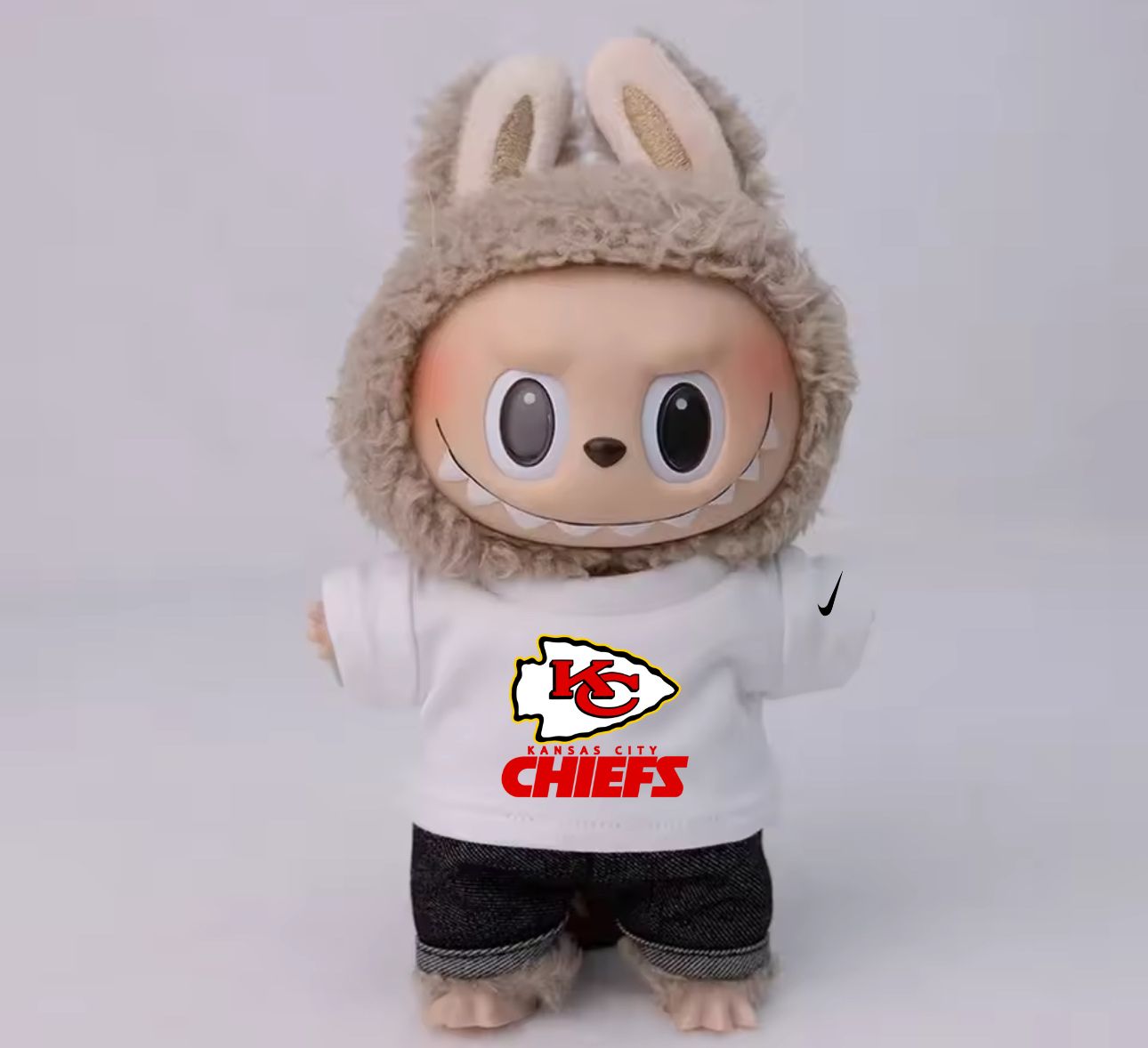 Inspired by Nike NFL Teams - Labubu T-shirt by ZOZO & CO