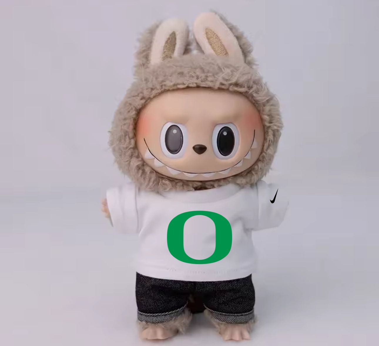 Inspired by Nike NCAA University Teams Collection - Labubu T-shirt by ZOZO & CO