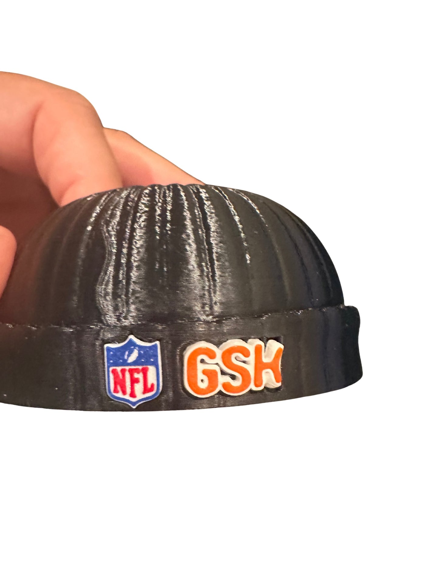 Inspired by NFL New Era 2025 Sideline Cold Weather Cuffed Knit Hat - Charcoal