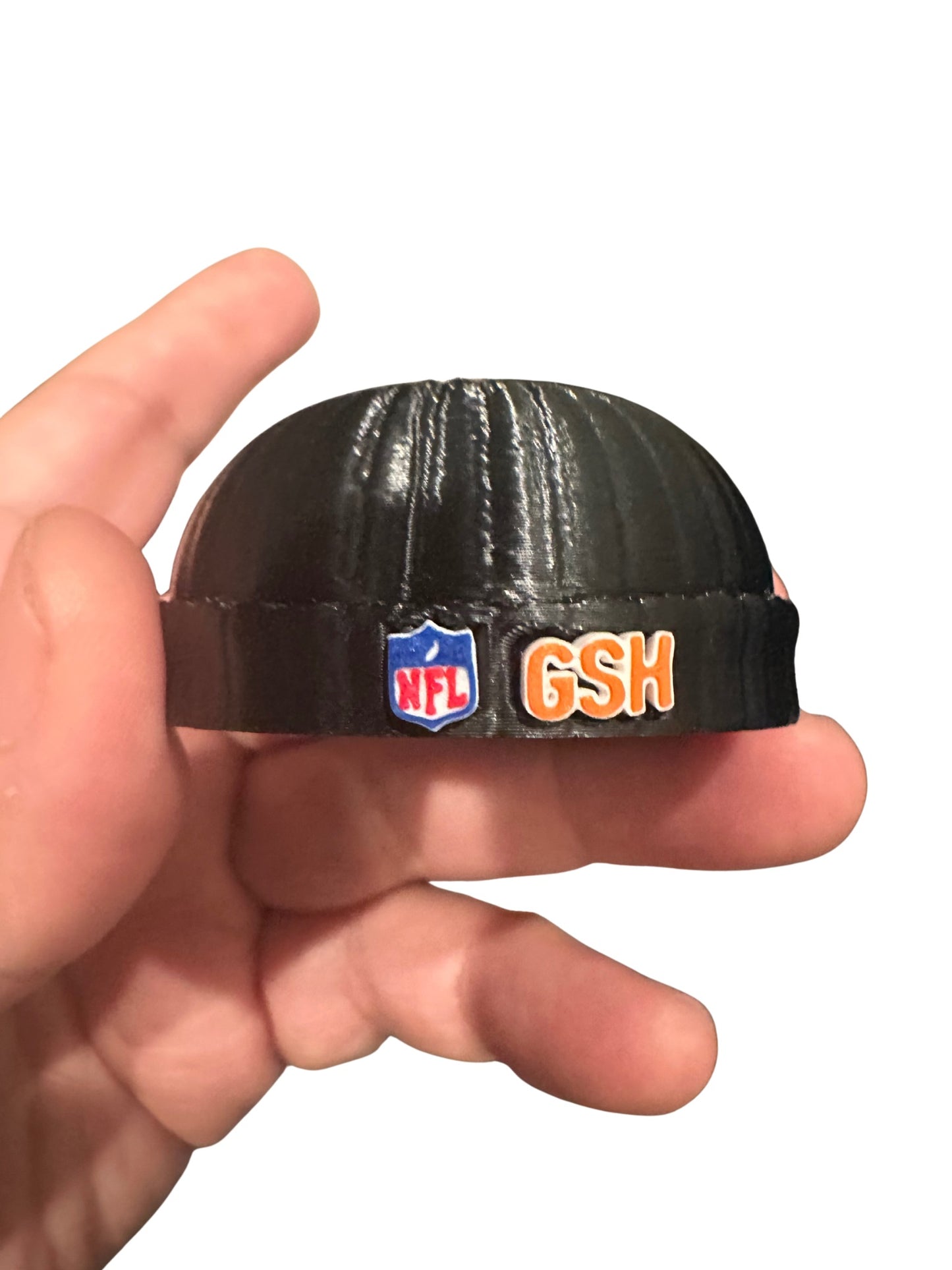 Inspired by NFL New Era 2025 Sideline Cold Weather Cuffed Knit Hat - Charcoal