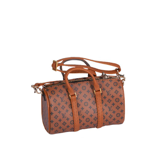 L.V.-Inspired Miniature Keepall Bandoulière Monogram Canvas