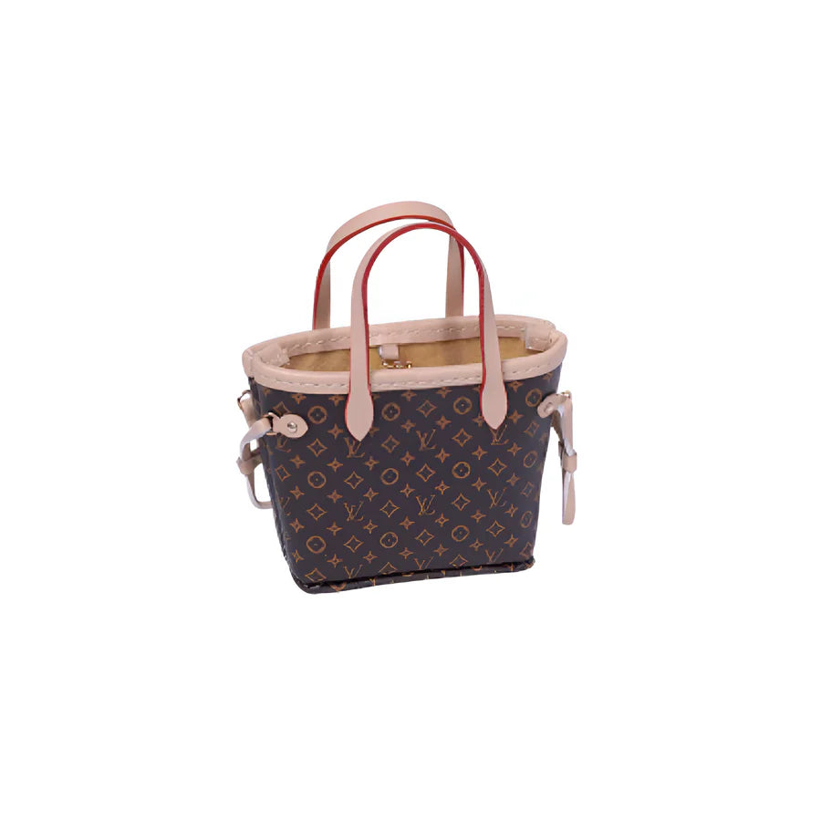 L.V.-Inspired Miniature Neverfull Monogram Canvas
