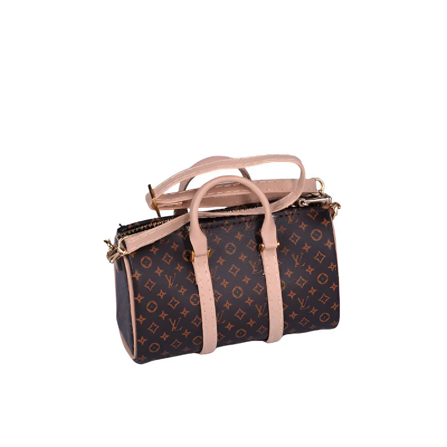 L.V.-Inspired Miniature Keepall Bandoulière Monogram Canvas